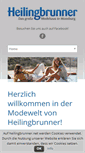 Mobile Screenshot of heilingbrunner.net